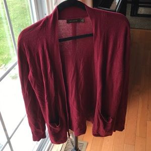 THE LIMITED Small Maroon Cardigan